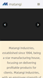 Mobile Screenshot of matangiindustries.com